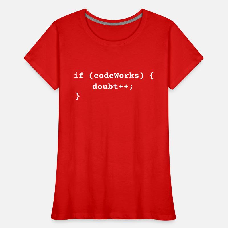 Lustiger Programmierer T-Shirt Humor Codierung Lustige Python Frauen Premium Bio T-Shirt