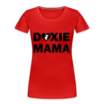 Hund Dog - Women's Premium Organic T-Shirt - red - Front - Mia (176cm)