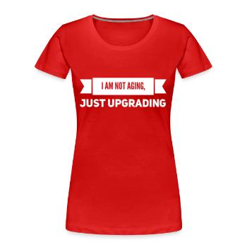 60. Geburtstag Geschenkidee - Frauen Premium Bio T-Shirt - Rot - Vorne - Mia (176cm)