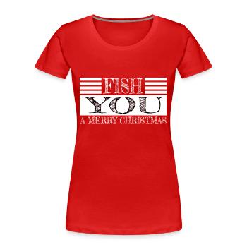 Dinosaur Fan Bodybuilder Fairy Tail - T-shirt bio Premium Femme - rouge - Devant - Mia (176cm)