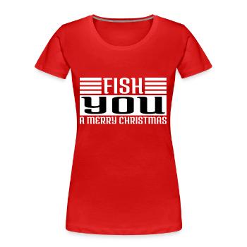 Rod Comic Dinosaur Moon Adventure Couples Dictons - T-shirt bio Premium Femme - rouge - Devant - Mia (176cm)