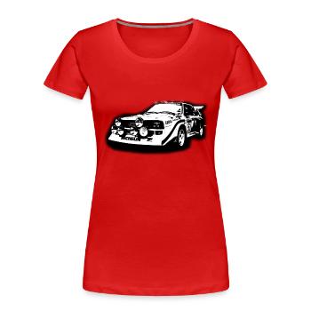 Sport S1 - Frauen Premium Bio T-Shirt - Rot - Vorne - Mia (176cm)
