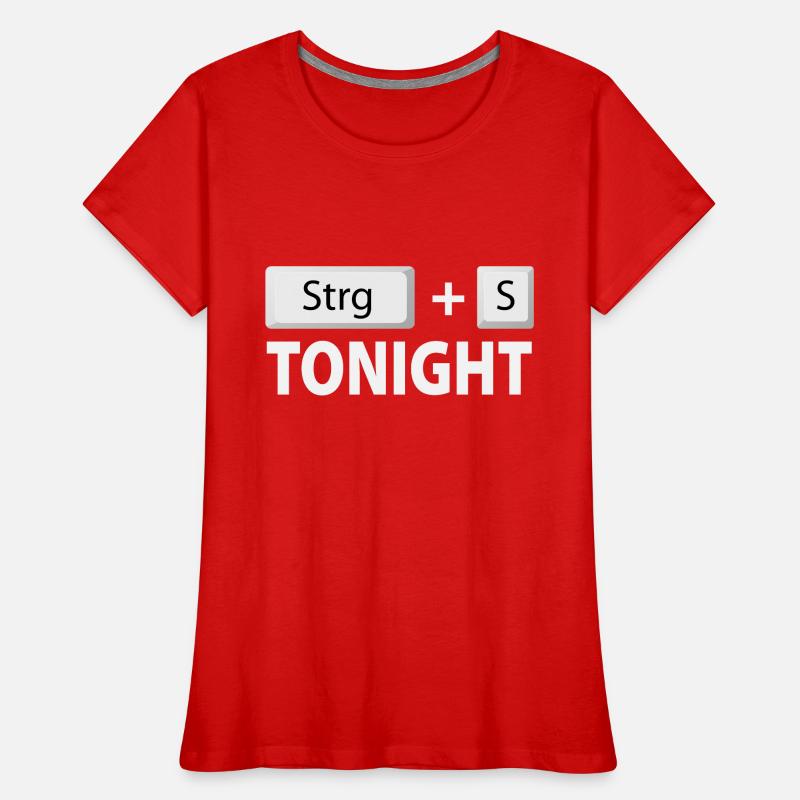 Enregistrer (Ctrl + S) ce soir T-shirt bio Premium Femme