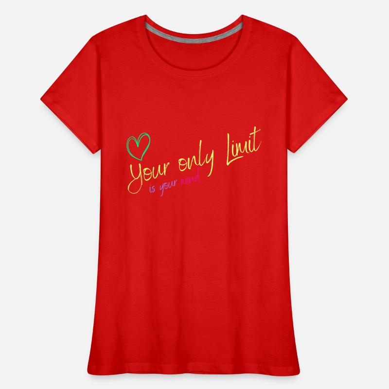 Motivation - without limits / no limits Women's Premium Organic T-Shirt
