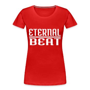 timeless art finding rhythm creative rhythm - Frauen Premium Bio T-Shirt - Rot - Vorne - Mia (176cm)