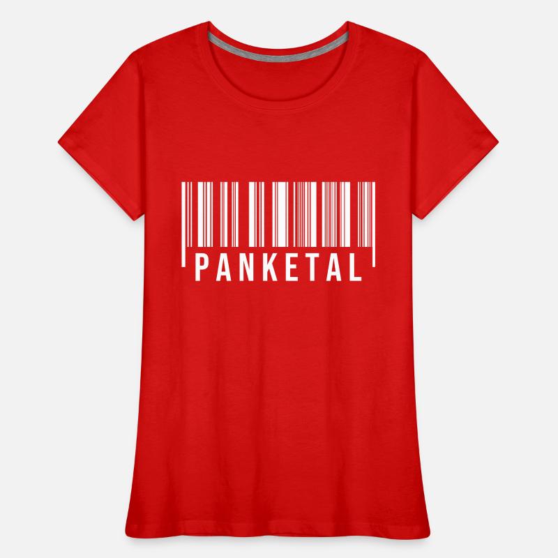 Panketal Strichcode Frauen Premium Bio T-Shirt