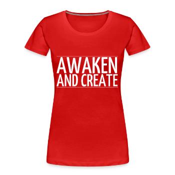 quote birthday present seeking enlightenment - Women's Premium Organic T-Shirt - red - Front - Mia (176cm)
