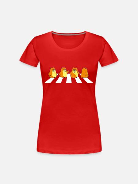 Abbey Road - Frauen Premium Bio T-Shirt - Rot