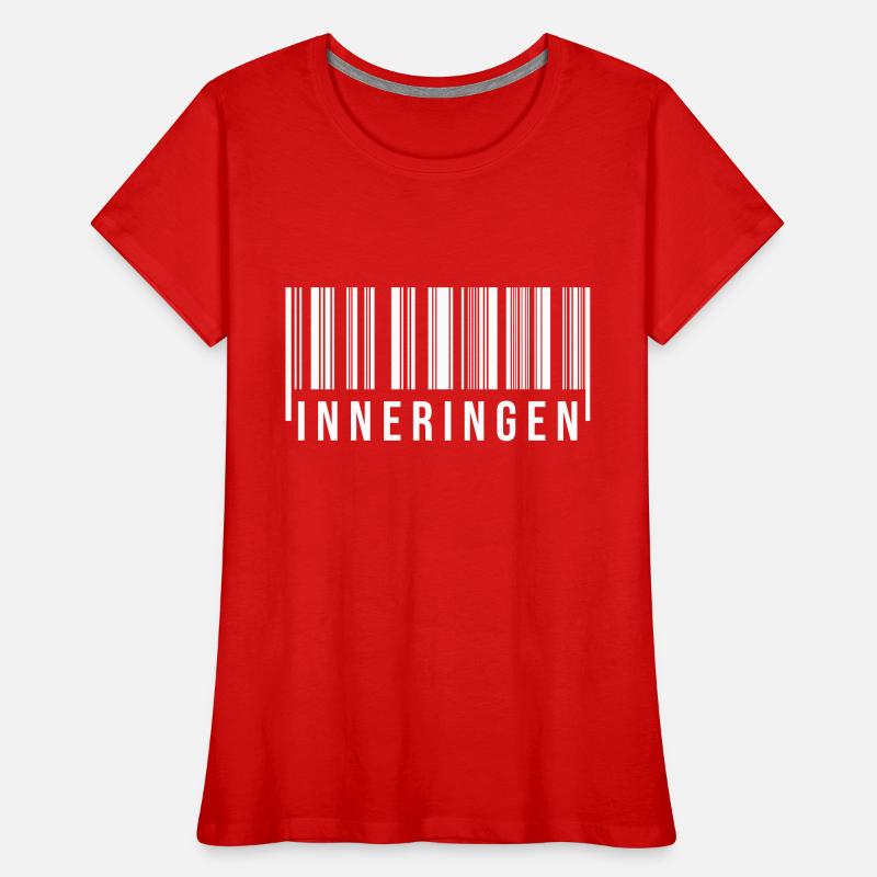 Schwaben Strichcode Inneringen Frauen Premium Bio T-Shirt
