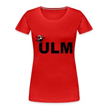 Ulmer Spatz - Frauen Premium Bio T-Shirt - Rot - Vorne - Mia (176cm)