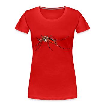 mosquito - Women's Premium Organic T-Shirt - red - Front - Mia (176cm)