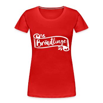 Marié, Bachelor / Groom / Bachelor Party / JGA - T-shirt bio Premium Femme - rouge - Devant - Mia (176cm)