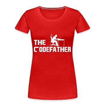 Programmierer Softwareentwickler Coder Sprüche - Frauen Premium Bio T-Shirt - Rot - Vorne - Mia (176cm)