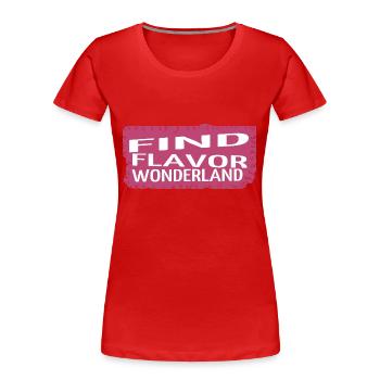 unexpected discoveries self-discovery - Frauen Premium Bio T-Shirt - Rot - Vorne - Mia (176cm)
