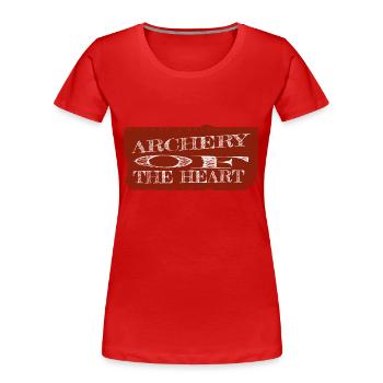 romanticism sayings happy love stories passion - Frauen Premium Bio T-Shirt - Rot - Vorne - Mia (176cm)