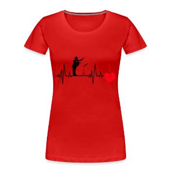 Dirigenten Geschenk Dirigieren Musik Dirigent - Frauen Premium Bio T-Shirt - Rot - Vorne - Mia (176cm)