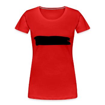 Farbe - Frauen Premium Bio T-Shirt - Rot - Vorne - Mia (176cm)