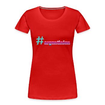 Argentina Argentinien - Frauen Premium Bio T-Shirt - Rot - Vorne - Mia (176cm)
