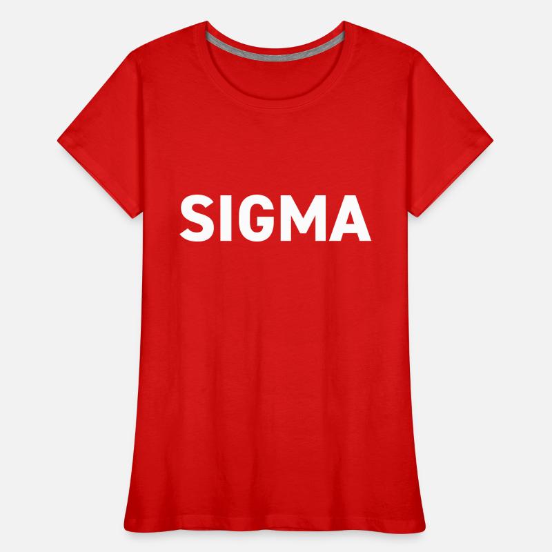Sigma Light Pack Rank Frauen Premium Bio T-Shirt