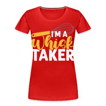 Backen Bäcker Bäckerei - Frauen Premium Bio T-Shirt - Rot - Vorne - Mia (176cm)