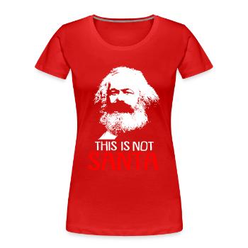 Kommunismus Lenin Marx Klassenkampf Sozial - Frauen Premium Bio T-Shirt - Rot - Vorne - Mia (176cm)