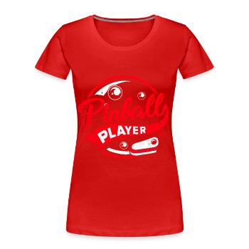 Flipper - Frauen Premium Bio T-Shirt - Rot - Vorne - Mia (176cm)