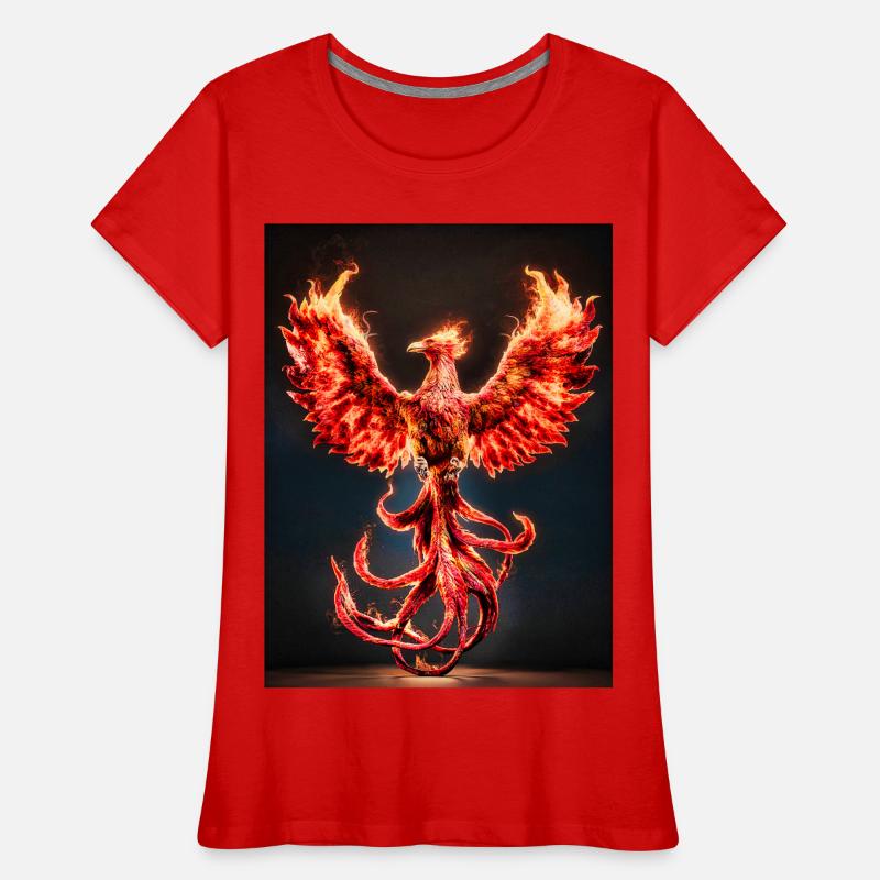 Explosion de Phoenix Firecrest T-shirt bio Premium Femme