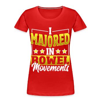 Gastroenterologie Gastroenterologe - Frauen Premium Bio T-Shirt - Rot - Vorne - Mia (176cm)