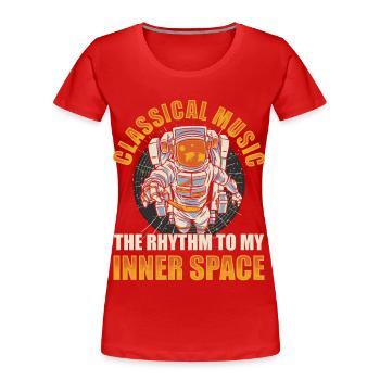 Arcade-Spiel Spielzeug-Spiel Arcade-Spiel - Frauen Premium Bio T-Shirt - Rot - Vorne - Mia (176cm)