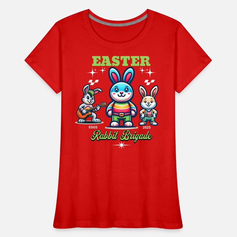 Easter Bunny Brigade - Easter Rabbit Brigade Women's Premium Organic T-Shirt