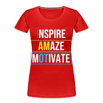 Occupational therapy Occupational therapist Therapy Therapist - Women's Premium Organic T-Shirt - red - Front - Mia (176cm)