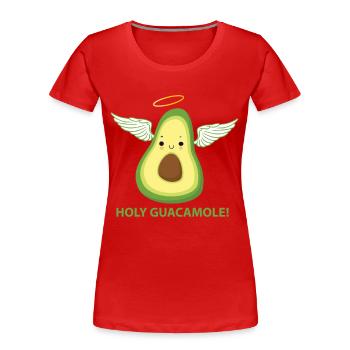 Holy Guacamole - Women's Premium Organic T-Shirt - red - Front - Mia (176cm)