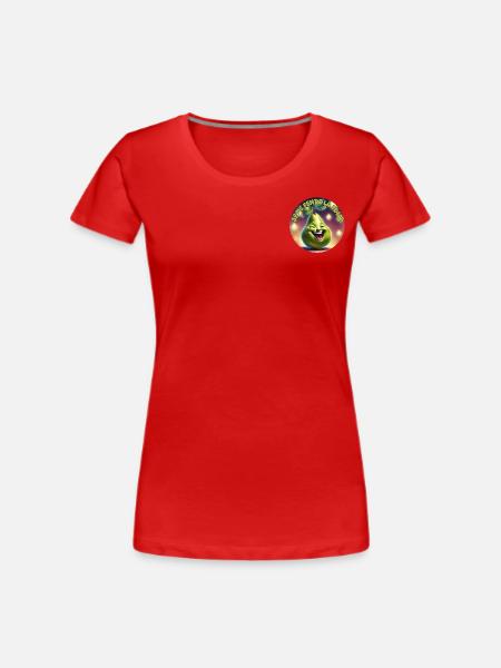 Je me fends la poire - T-shirt bio Premium Femme - rouge