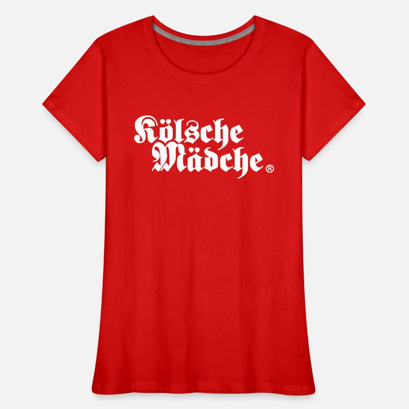 Kölsche Mädche - Cities Frauen Premium Bio T-Shirt
