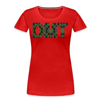 DMT psychedelischer Trip Ayahuasca - Frauen Premium Bio T-Shirt - Rot - Vorne - Mia (176cm)