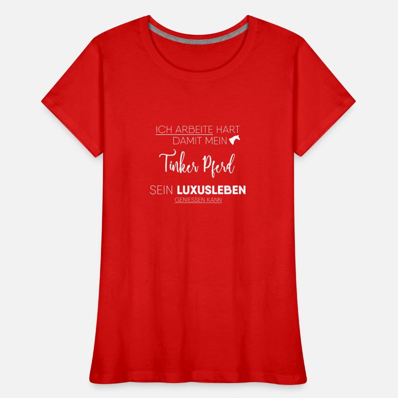 Tinker Pferd Geschenk Frauen Premium Bio T-Shirt
