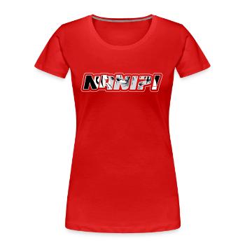 Anime Fan Present Japanese Cartoon Cosplay - Women's Premium Organic T-Shirt - red - Front - Mia (176cm)