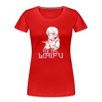 Anime Fan Present Japanese Cartoon Cosplay - Women's Premium Organic T-Shirt - red - Front - Mia (176cm)