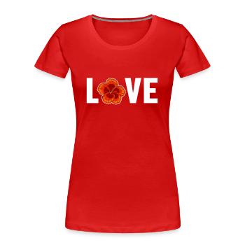 Love horticulture allotment garden allotment garden - Women's Premium Organic T-Shirt - red - Front - Mia (176cm)