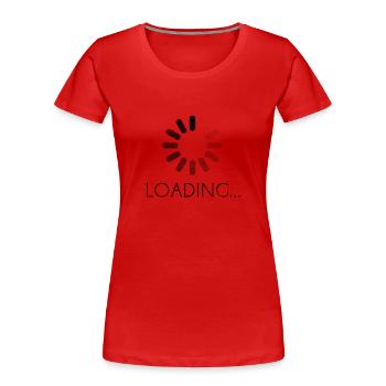 Gift Pregnant Woman Pregnant Pregnancy - Women's Premium Organic T-Shirt - red - Front - Mia (176cm)