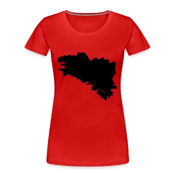 brittany card form 2603 p - Women's Premium Organic T-Shirt - red - Front - Mia (176cm)