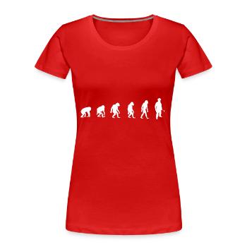 Pompier Pompier Pompier - T-shirt bio Premium Femme - rouge - Devant - Mia (176cm)