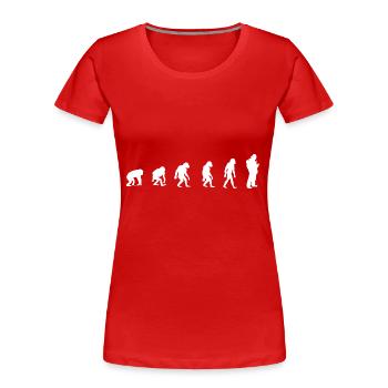Pompier Pompier Pompier - T-shirt bio Premium Femme - rouge - Devant - Mia (176cm)