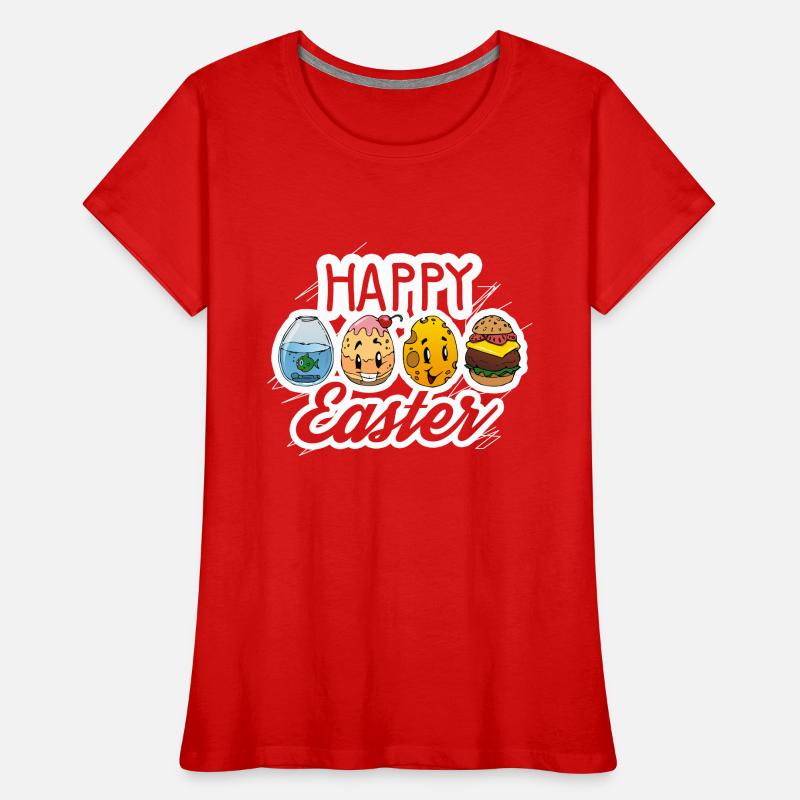 Easter egg Funny Easter Women's Premium Organic T-Shirt