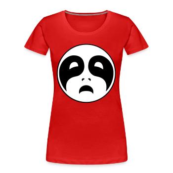 Trauriger Black Metal - Frauen Premium Bio T-Shirt - Rot - Vorne - Mia (176cm)