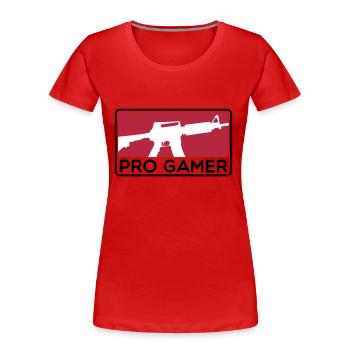 M4 PRO GAMER - Women's Premium Organic T-Shirt - red - Front - Mia (176cm)