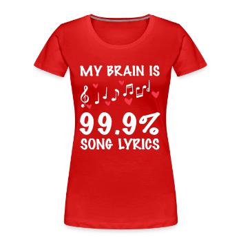 Theater Schauspiel Schauspieler Schauspielerin - Frauen Premium Bio T-Shirt - Rot - Vorne - Mia (176cm)