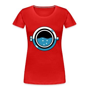 Washing machine - Women's Premium Organic T-Shirt - red - Front - Mia (176cm)