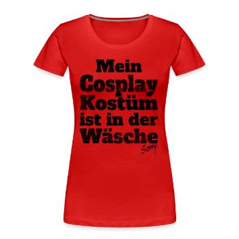 Cosplay Kostüm In Wäsche Anime Manga Cosplayer - Frauen Premium Bio T-Shirt - Rot - Vorne - Mia (176cm)