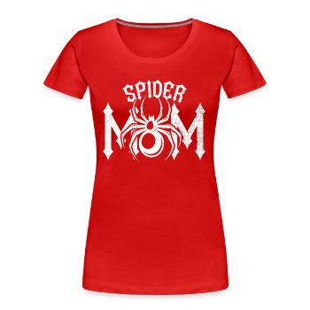 Retro Spider Mom Haustier Spinne Besitzer - Frauen Premium Bio T-Shirt - Rot - Vorne - Mia (176cm)